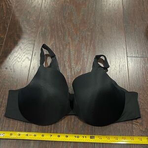 CACiQUE Black lightly  Padded Bra  Size 44D